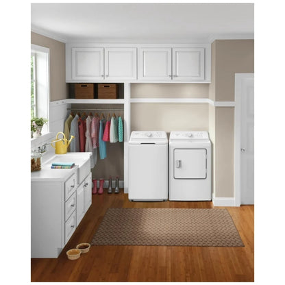 Frigidaire FLVG7000AW 7 Cu. Ft. Gas Dryer, 7 cu. ft. Dryer Capacity, 8 Dry Cycles, 4 Temperature Settings, Vented, White colour