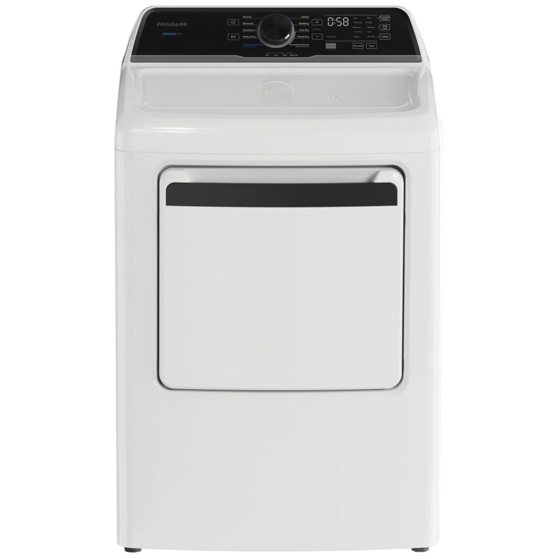 Frigidaire FLVE752CBW Electric Dryer, 7 cu. ft. Dryer Capacity, 10 Dry Cycles, 4 Temperature Settings, Vented, White colour