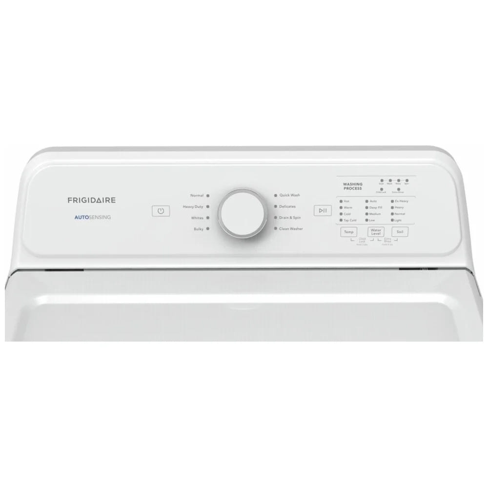 Frigidaire FLVW7000AW Top Load Washer, 27 inch Width, 4.1 cu. ft. Washer Capacity, 710 RPM Washer Spin Speed, 8 Wash Cycles, 4 Temperature Settings, White colour