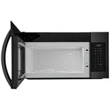 Frigidaire FMOS1846BD Over the Range Microwave, 30 inch Exterior Width, 1.8 cu. ft. Capacity, 300 CFM, 1,000 W Watts, LED, Black Stainless Steel colour
