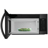 Frigidaire FMOS1846BD Over the Range Microwave, 30 inch Exterior Width, 1.8 cu. ft. Capacity, 300 CFM, 1,000 W Watts, LED, Black Stainless Steel colour