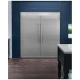 Frigidaire Professional FPFU19F8WF Upright Freezer, 32 inch Width, 18.6 cu. ft. Capacity, Frost Free, Ice Maker, Reversible Door, Interior Light (Freezer), Stainless Steel colour