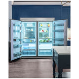 Frigidaire Professional FPFU19F8WF Upright Freezer, 32 inch Width, 18.6 cu. ft. Capacity, Frost Free, Ice Maker, Reversible Door, Interior Light (Freezer), Stainless Steel colour