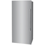 Frigidaire Professional FPFU19F8WF Upright Freezer, 32 inch Width, 18.6 cu. ft. Capacity, Frost Free, Ice Maker, Reversible Door, Interior Light (Freezer), Stainless Steel colour