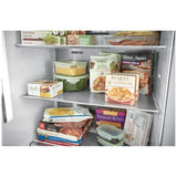 Frigidaire Professional FPFU19F8WF Upright Freezer, 32 inch Width, 18.6 cu. ft. Capacity, Frost Free, Ice Maker, Reversible Door, Interior Light (Freezer), Stainless Steel colour