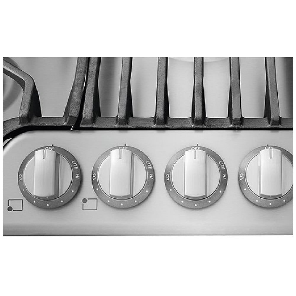 Frigidaire Professional FPGC3077RS Gas Cooktop, 30 inch Exterior Width, 5 Burners, 17,000 BTU Highest Burner, Stainless Steel colour