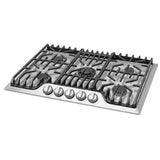 Frigidaire Professional FPGC3077RS Gas Cooktop, 30 inch Exterior Width, 5 Burners, 17,000 BTU Highest Burner, Stainless Steel colour