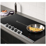 Frigidaire Professional FPIC3677RF Induction Cooktop, 36 inch Exterior Width, 5 Burners, 3,800 W Highest Element, Stainless Steel colour