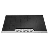 Frigidaire Professional FPIC3677RF Induction Cooktop, 36 inch Exterior Width, 5 Burners, 3,800 W Highest Element, Stainless Steel colour