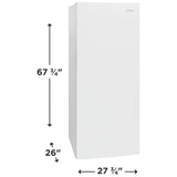Frigidaire FRAE1626AW All Refrigerator, 28 inch Width, 16 cu. ft. Capacity, ENERGY STAR Certified, White colour