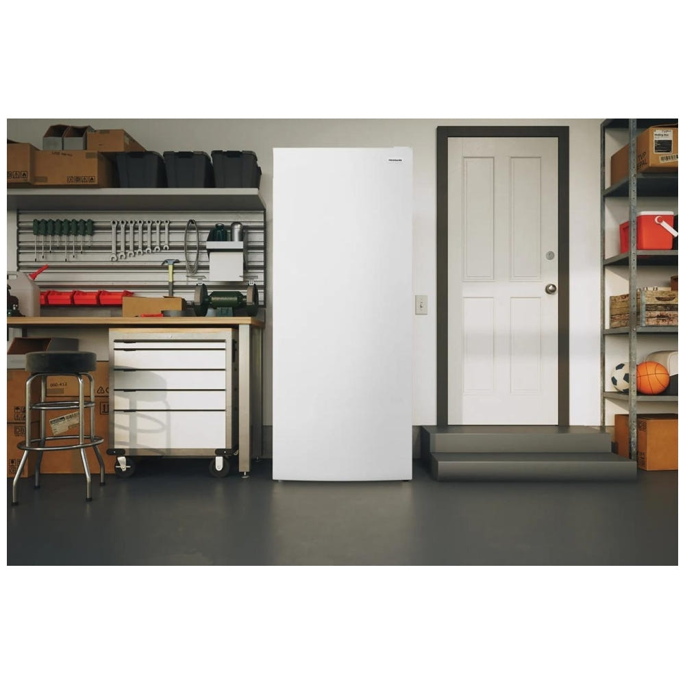 Frigidaire FRAE1626AW 28" All Refrigerator, Garage Ready, Door Ajar, Even-Cooling Temp System, ENERGY STAR® Certified