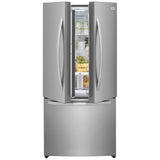 Frigidaire FRFG1723AV Counter Depth French Door Refrigerator, 32 inch Width, 17.6 cu. ft. Capacity, Counter Depth, Ice Dispenser (Freezer Located), ENERGY STAR Certified, Brushed Steel colour