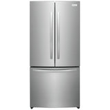 Frigidaire FRFG1723AV Counter Depth French Door Refrigerator, 32 inch Width, 17.6 cu. ft. Capacity, Counter Depth, Ice Dispenser (Freezer Located), ENERGY STAR Certified, Brushed Steel colour