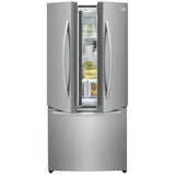 Frigidaire FRFG1723AV Counter Depth French Door Refrigerator, 32 inch Width, 17.6 cu. ft. Capacity, Counter Depth, Ice Dispenser (Freezer Located), ENERGY STAR Certified, Brushed Steel colour