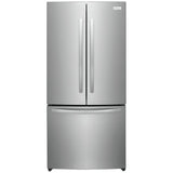 Frigidaire FRFG1723AV Counter Depth French Door Refrigerator, 32 inch Width, 17.6 cu. ft. Capacity, Counter Depth, Ice Dispenser (Freezer Located), ENERGY STAR Certified, Brushed Steel colour