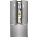 Frigidaire FRFG1723AV Counter Depth French Door Refrigerator, 32 inch Width, 17.6 cu. ft. Capacity, Counter Depth, Ice Dispenser (Freezer Located), ENERGY STAR Certified, Brushed Steel colour
