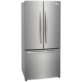 Frigidaire Gallery GRFN2023AF French Door Refrigerator, 30 inch Width, 20 cu. ft. Capacity, Water Dispenser (Interior), Ice Dispenser (Freezer Located), ENERGY STAR Certified, Stainless Steel colour
