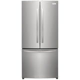 Frigidaire Gallery GRFN2023AF French Door Refrigerator, 30 inch Width, 20 cu. ft. Capacity, Water Dispenser (Interior), Ice Dispenser (Freezer Located), ENERGY STAR Certified, Stainless Steel colour