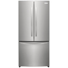 Frigidaire Gallery GRFN2023AF French Door Refrigerator, 30 inch Width, 20 cu. ft. Capacity, Water Dispenser (Interior), Ice Dispenser (Freezer Located), ENERGY STAR Certified, Stainless Steel colour