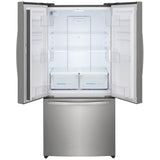 Frigidaire FRFG1723AV Counter Depth French Door Refrigerator, 32 inch Width, 17.6 cu. ft. Capacity, Counter Depth, Ice Dispenser (Freezer Located), ENERGY STAR Certified, Brushed Steel colour
