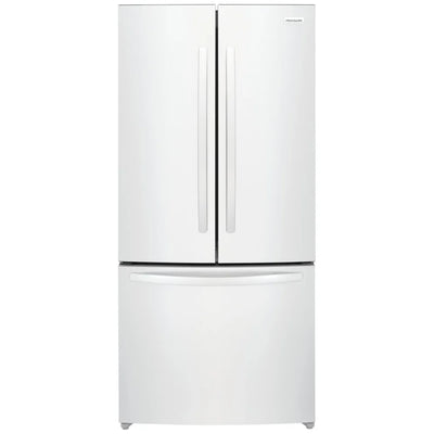 Frigidaire FRFG1723AW Counter Depth French Door Refrigerator, 32 inch Width, 17.6 cu. ft. Capacity, Counter Depth, Ice Dispenser (Freezer Located), ENERGY STAR Certified, White colour