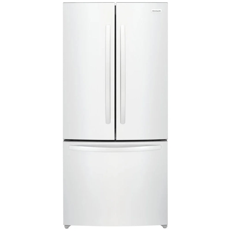 Frigidaire FRFG1723AW Counter Depth French Door Refrigerator, 32 inch Width, 17.6 cu. ft. Capacity, Counter Depth, Ice Dispenser (Freezer Located), ENERGY STAR Certified, White colour