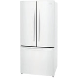 Frigidaire FRFG1723AW Counter Depth French Door Refrigerator, 32 inch Width, 17.6 cu. ft. Capacity, Counter Depth, Ice Dispenser (Freezer Located), ENERGY STAR Certified, White colour