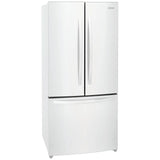 Frigidaire FRFG1723AW Counter Depth French Door Refrigerator, 32 inch Width, 17.6 cu. ft. Capacity, Counter Depth, Ice Dispenser (Freezer Located), ENERGY STAR Certified, White colour