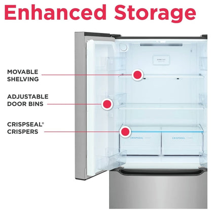 Frigidaire 33" French Door Refrigerator 19.6 Cu. Ft. Counter-Depth FRFG2033AV