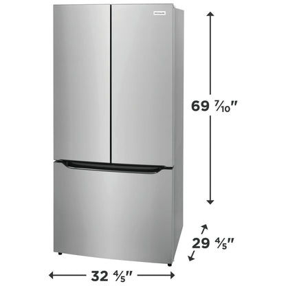 Frigidaire 33" French Door Refrigerator 19.6 Cu. Ft. Counter-Depth FRFG2033AV