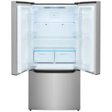 Frigidaire FRFG2033AV Counter Depth French Door Refrigerator, 33 inch Width, 19.6 cu. ft. Capacity, Counter Depth, Water Dispenser (Interior), Ice Dispenser (Freezer Located), ENERGY STAR Certified, Stainless Look colour