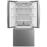 Frigidaire FRFN1801AF French Door Refrigerator, 30 inch Width, 19 cu. ft. Capacity, Optional Ice Maker (Special Order), ENERGY STAR Certified, Stainless Steel colour, CrispSeal® Plus Crispers, Smudge-Proof®
