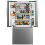 Frigidaire FRFN1801AF French Door Refrigerator, 30 inch Width, 19 cu. ft. Capacity, Optional Ice Maker (Special Order), ENERGY STAR Certified, Stainless Steel colour, CrispSeal® Plus Crispers, Smudge-Proof®