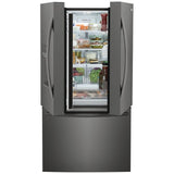 Frigidaire FRFS2823AD French Door Refrigerator, 36 inch Width, 27.8 cu. ft. Capacity, Water Dispenser (Exterior), Ice Dispenser (Thru Door), ENERGY STAR Certified, Black Stainless Steel colour