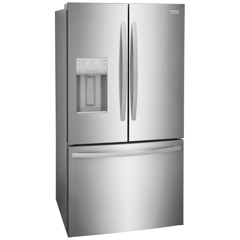 Frigidaire FRFS2823AS French Door Refrigerator, 36 inch Width, 27.8 cu. ft. Capacity, Water Dispenser (Exterior), Ice Dispenser (Thru Door), ENERGY STAR Certified, Stainless Steel colour