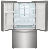 Frigidaire FRFS2823AS French Door Refrigerator, 36 inch Width, 27.8 cu. ft. Capacity, Water Dispenser (Exterior), Ice Dispenser (Thru Door), ENERGY STAR Certified, Stainless Steel colour