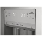 Frigidaire FRFS2823AS French Door Refrigerator, 36 inch Width, 27.8 cu. ft. Capacity, Water Dispenser (Exterior), Ice Dispenser (Thru Door), ENERGY STAR Certified, Stainless Steel colour