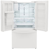 Frigidaire FRFS2823AW French Door Refrigerator, 36 inch Width, 27.8 cu. ft. Capacity, Water Dispenser (Exterior), Ice Dispenser (Thru Door), ENERGY STAR Certified, White colour