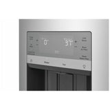 Frigidaire FRMS2733AV Bottom Freezer French Door Refrigerator, 36 inch Width, 26 cu. ft. Capacity, Water Dispenser (Exterior), Ice Dispenser (Thru Door), ENERGY STAR Certified, Stainless Look colour