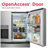 Frigidaire FRMS2733AV Bottom Freezer French Door Refrigerator, 36 inch Width, 26 cu. ft. Capacity, Water Dispenser (Exterior), Ice Dispenser (Thru Door), ENERGY STAR Certified, Stainless Look colour