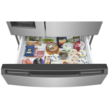 Frigidaire FRMS2733AV 底部冷冻法式门冰箱，36 英寸宽