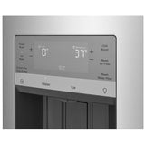 Frigidaire FRMS2733AV Bottom Freezer French Door Refrigerator, 36 inch Width, 26 cu. ft. Capacity, Water Dispenser (Exterior), Ice Dispenser (Thru Door), ENERGY STAR Certified, Stainless Look colour