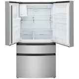 Frigidaire FRMS2733AV Bottom Freezer French Door Refrigerator, 36 inch Width, 26 cu. ft. Capacity, Water Dispenser (Exterior), Ice Dispenser (Thru Door), ENERGY STAR Certified, Stainless Look colour