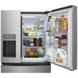 Frigidaire FRMS2733AV Bottom Freezer French Door Refrigerator, 36 inch Width, 26 cu. ft. Capacity, Water Dispenser (Exterior), Ice Dispenser (Thru Door), ENERGY STAR Certified, Stainless Look colour