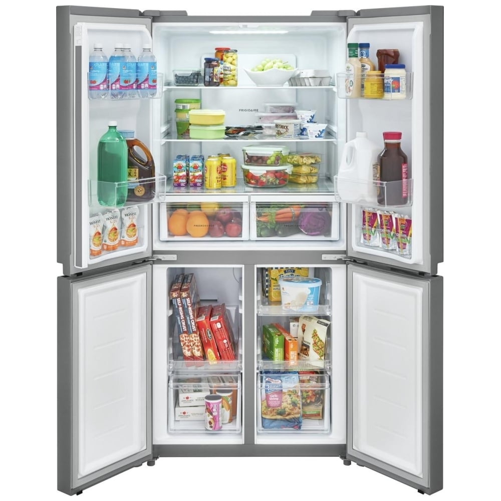 Frigidaire 17.4 Cu. Ft. Counter-Depth 4-Door French Door Refrigerator FRQG1721AV