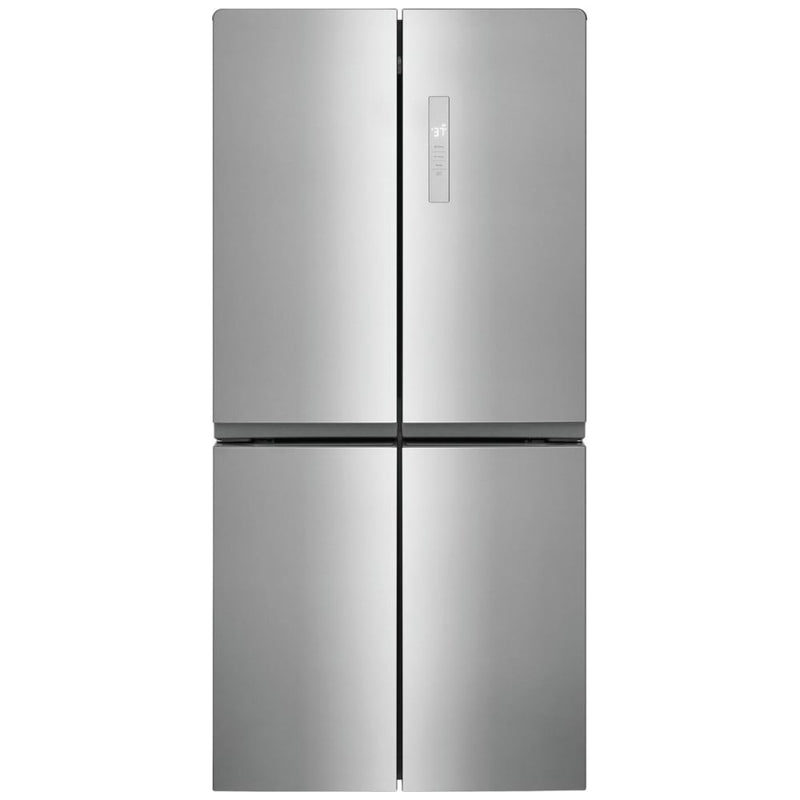 Frigidaire FRQG1721AV Counter Depth French Door Refrigerator, 33 inch Width, 17.4 cu. ft. Capacity, Counter Depth, Brushed Steel colour