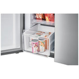 Frigidaire FRQG1721AV Counter Depth French Door Refrigerator, 33 inch Width, 17.4 cu. ft. Capacity, Counter Depth, Brushed Steel colour