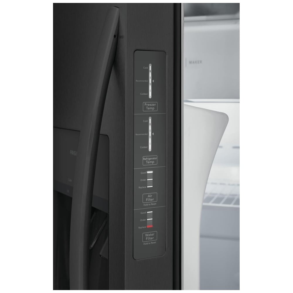 Frigidaire 22.3 Cu. Ft. 33" Standard Depth Side by Side Refrigerator FRSS2323AD