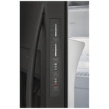 Frigidaire FRSS2323AD Side by Side Refrigerator, 33 inch Width, Ice Dispenser (Thru Door), Water Dispenser (Exterior), 22.2 cu. ft. Capacity, Black Stainless Steel colour