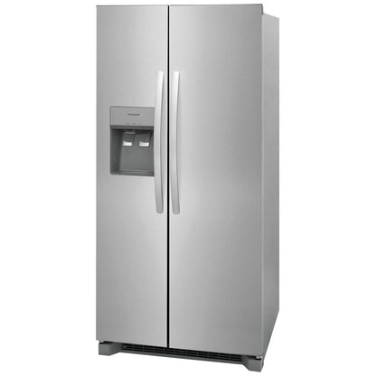 Frigidaire 22.3 Cu. Ft. 33" Standard Depth Side by Side Refrigerator FRSS2323AS